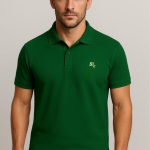 Symbol Men's Solid Cotton Rich Polo T Shirt | Classic Collar Tshirts | Half Sleeves | Plain-Regular Fit