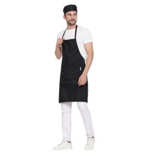 Apron for Men and Women | Durable & Stylish for Kitchen, Restaurant, Cafes | Ideal for Chefs, Bakers & Home Cooks | Easy to Clean | Unisex Design